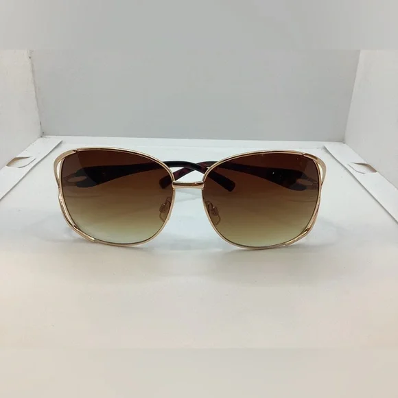 Jessica Simpson Aviator Sunglasses ✨ Gold Frame Brown Gradient Lens NWT Jessica Simpson Aviator Sunglasses – Gold Frame, Brown  main image 2